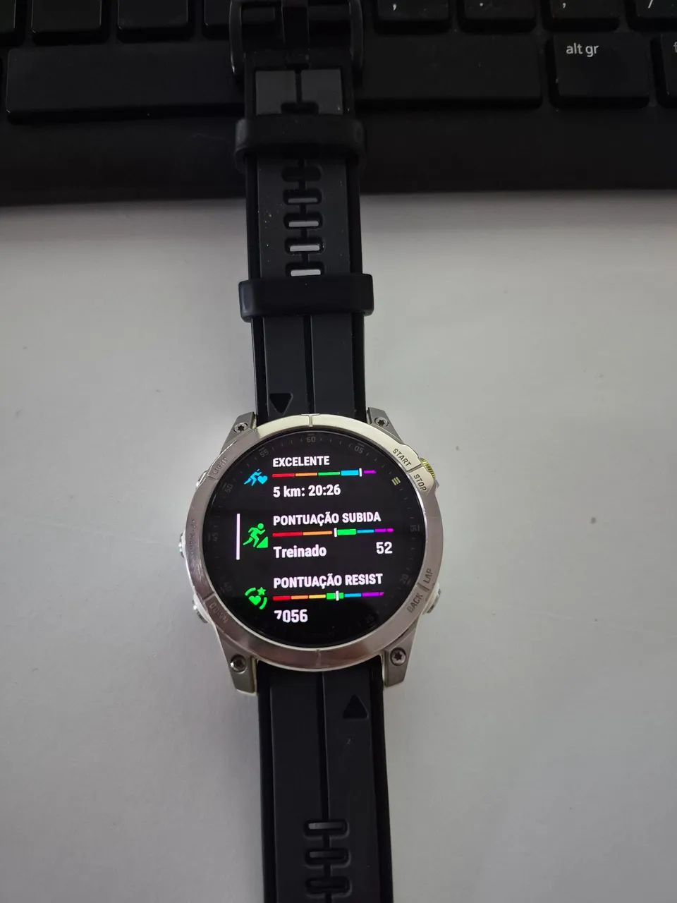 Garmin Epix Gen 2 Sapphire + 3 Pulseiras Extras + Protetor de Aro - Foto 2