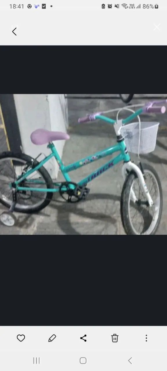 BICICLETA NOVA 6 A 12 ANOS
