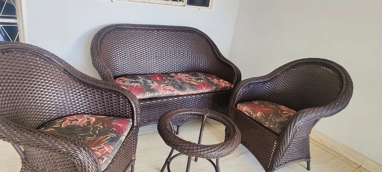 Conjunto de Sofás e poltronas