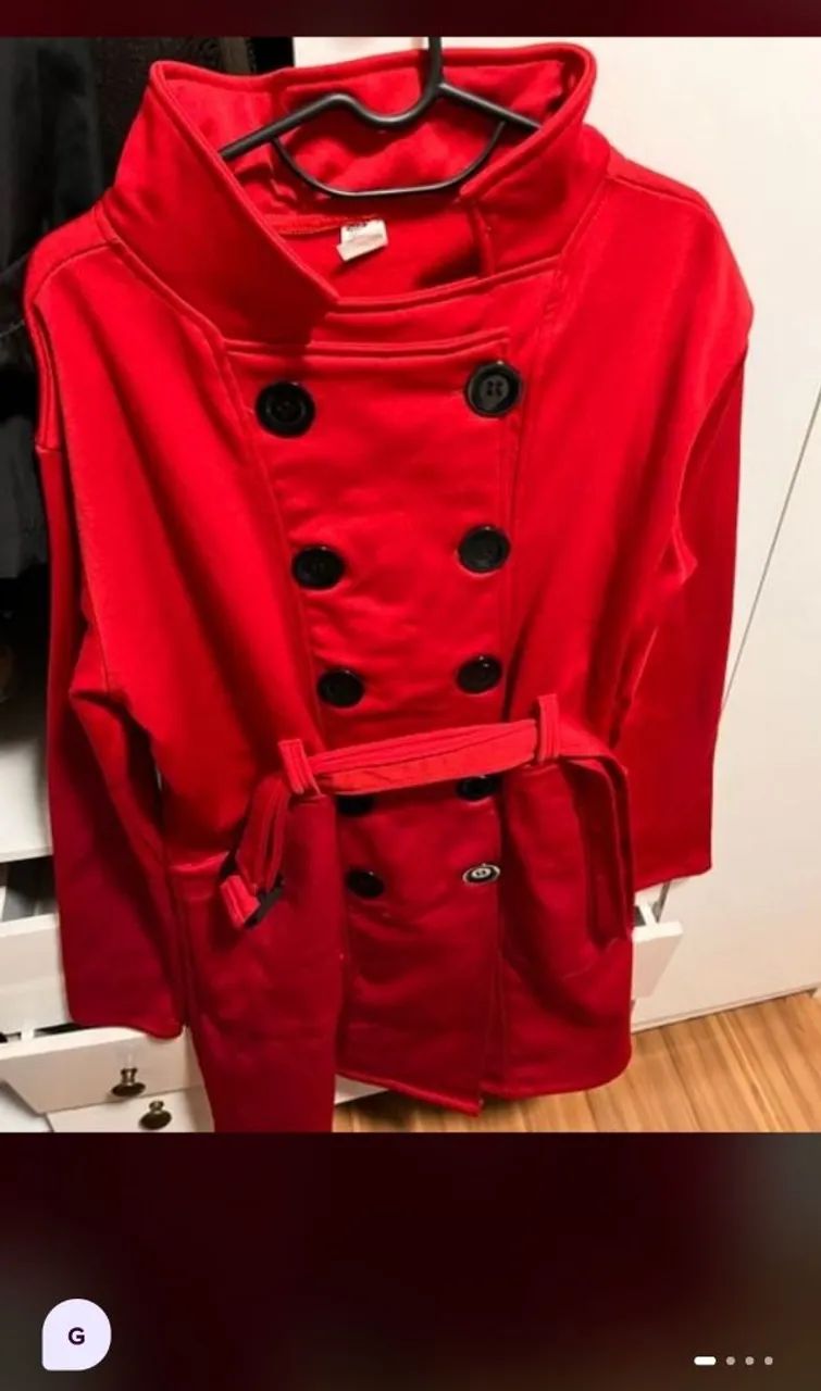 Sobretudo vermelho  - Foto 2