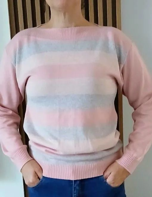 Tricô rosa - feminino - M