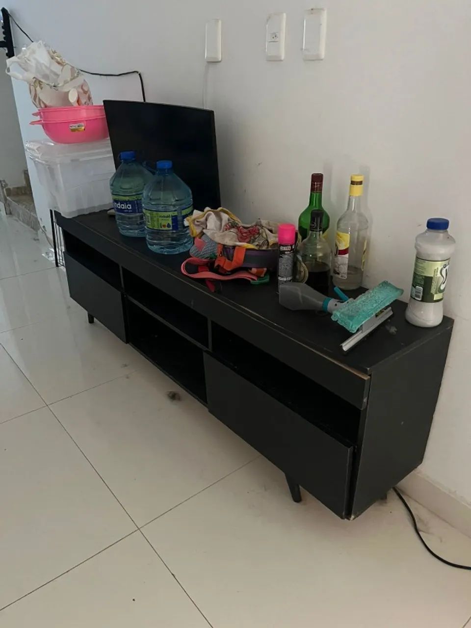 Rack para TV preto