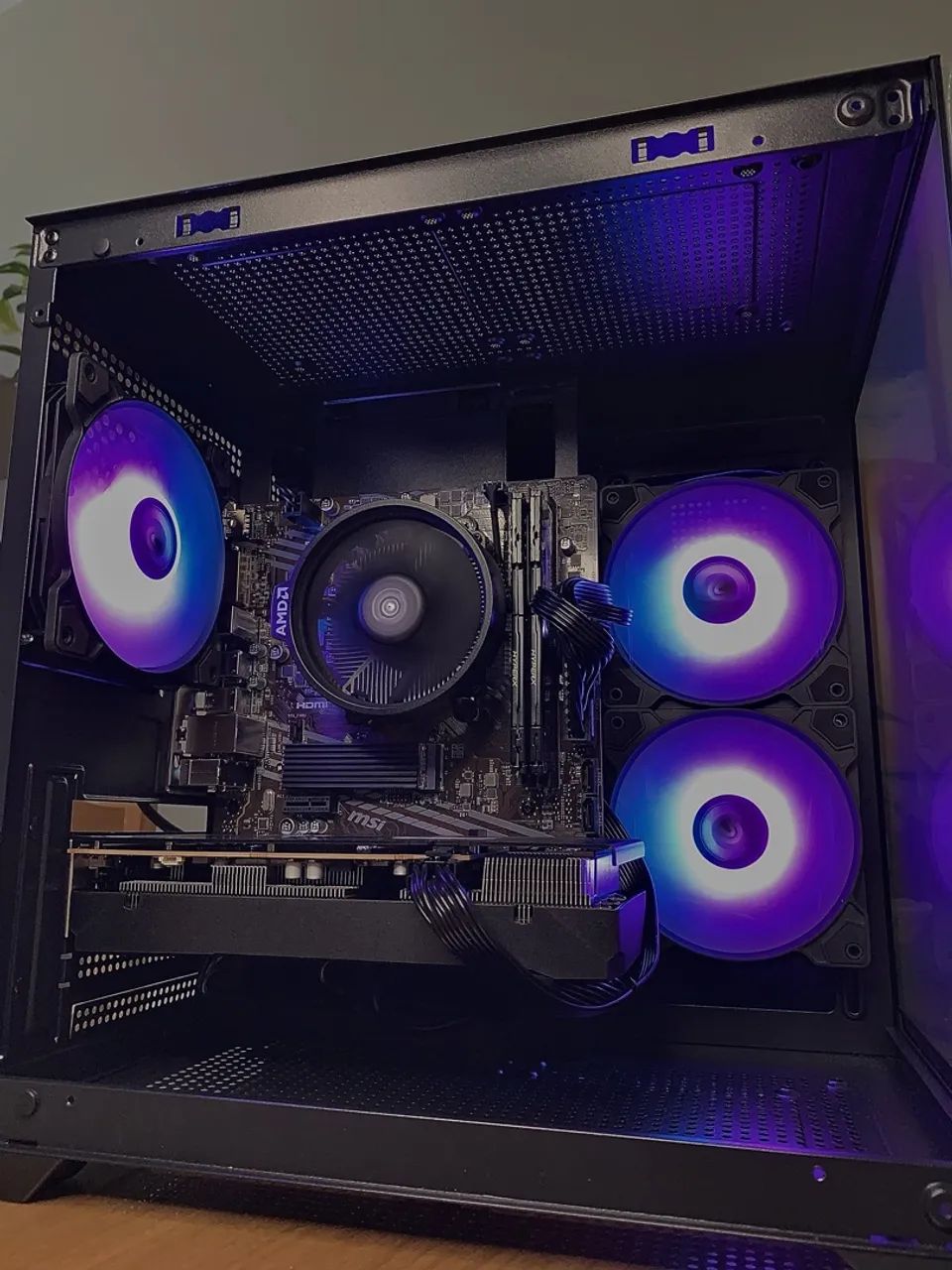 PC GAMER LAVRADO RYZEN 5+RX 7600XT+32GB RAM 3200mhz+NVME 512GB+
