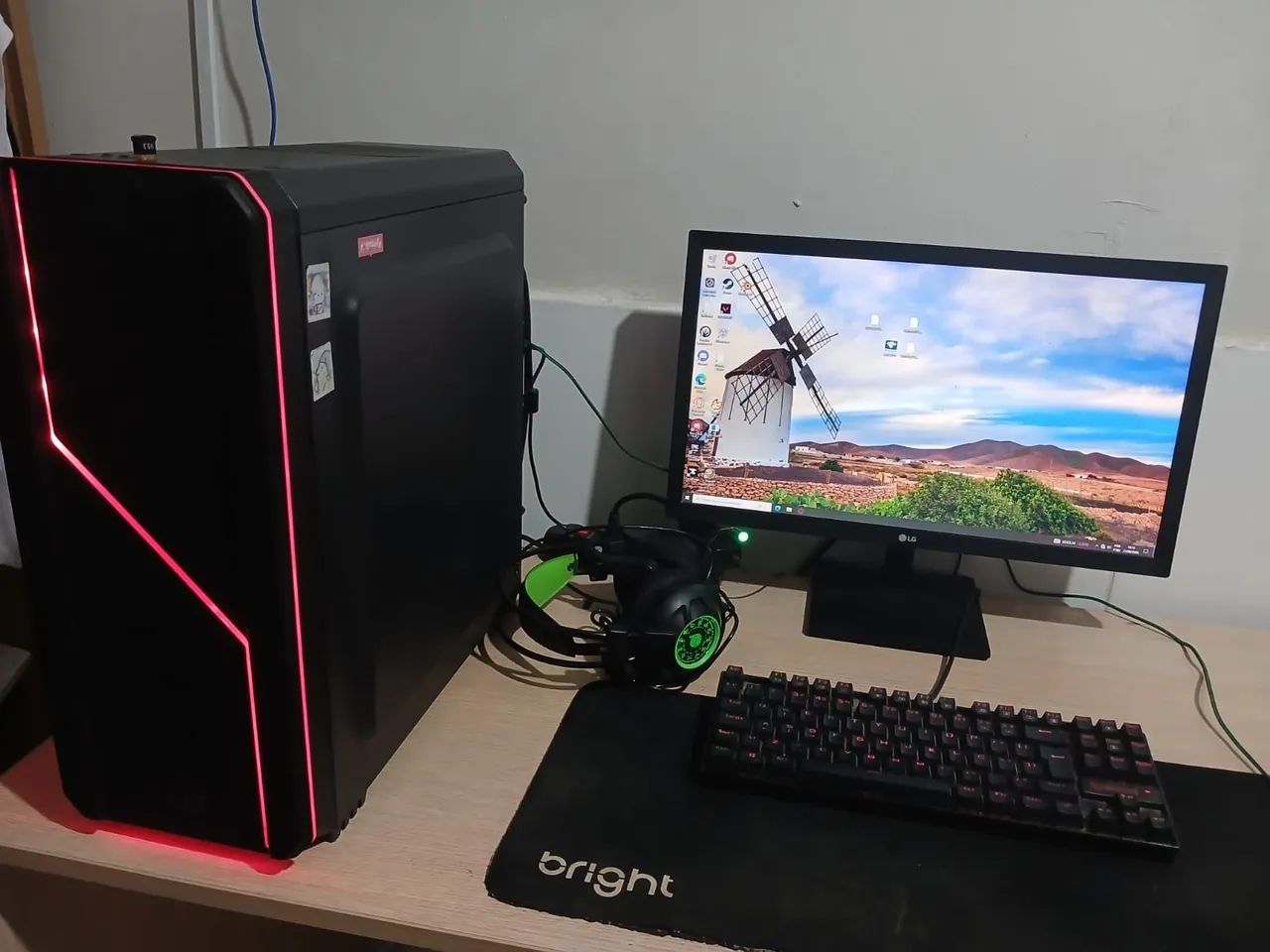 Monitor LG 21,5 Polegadas 75 Hz 