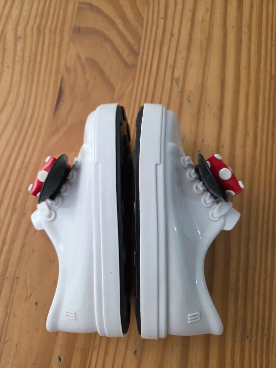 tenis mini melissa minnie mouse branco 22 - Foto 6