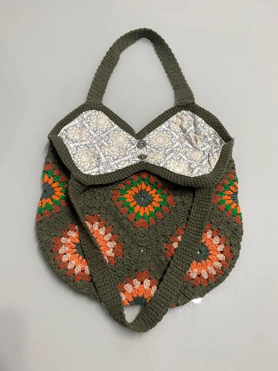 Bolsa de Ombro de Barbante  - Foto 2