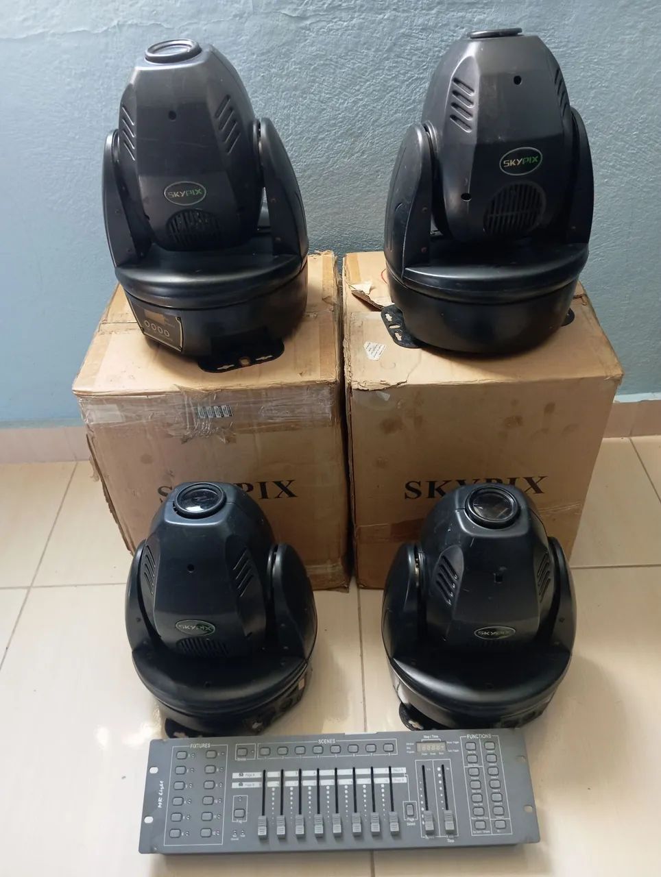 Moving led skypix 4 peças 