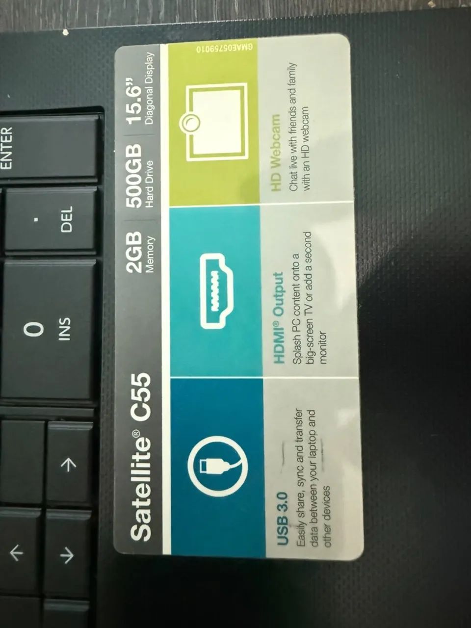Notebook Toshiba Satellite C55, de 15,6 - Foto 2