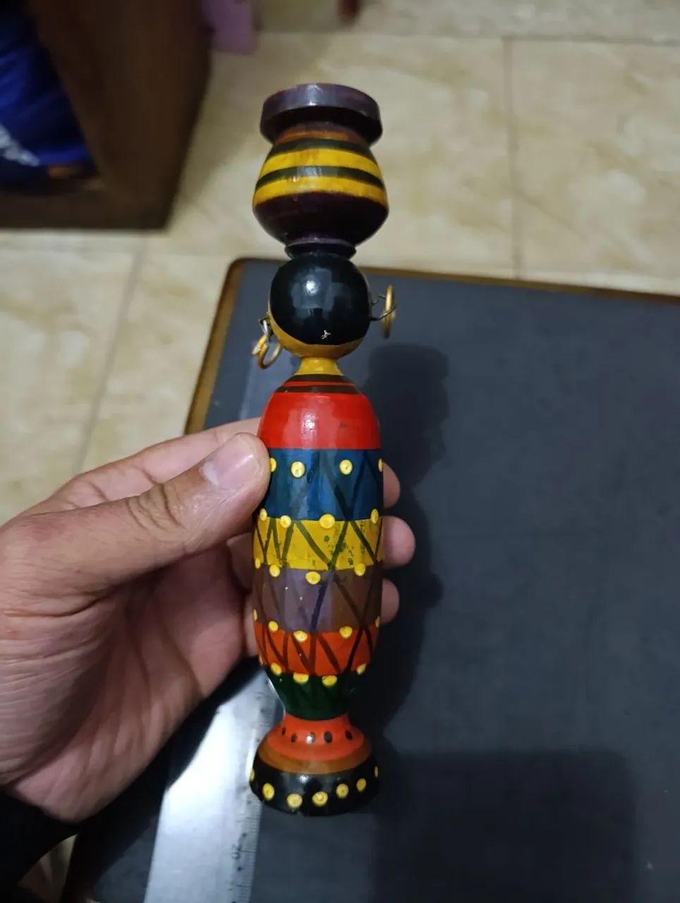 Escutura de madeira africana  - Foto 2
