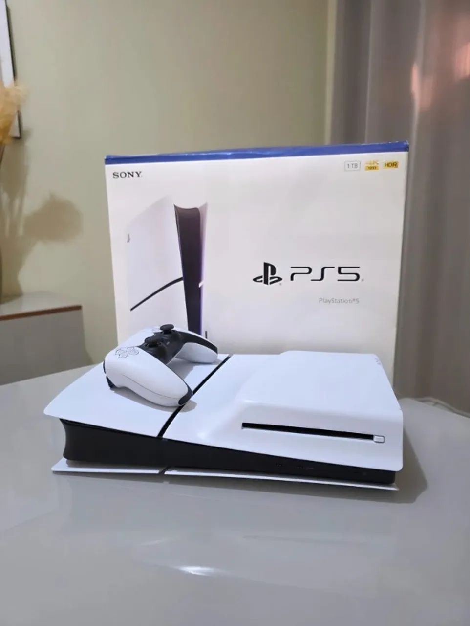 PS5 SLIM 1TB + 4 JOGOS - Foto 5