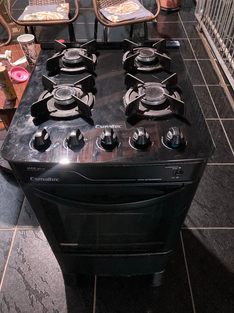 Fogão 4 bocas Jade Esmaltec