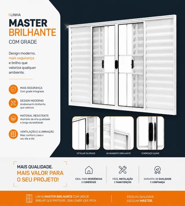 veneziana 6 folhas c/g L14 brilhante 100x100 valor para retira ou frete a combinar - Foto 2