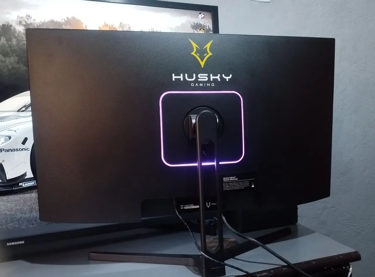 Monitor Husky Curvo 27 Polegadas Com Defeito  - Foto 3