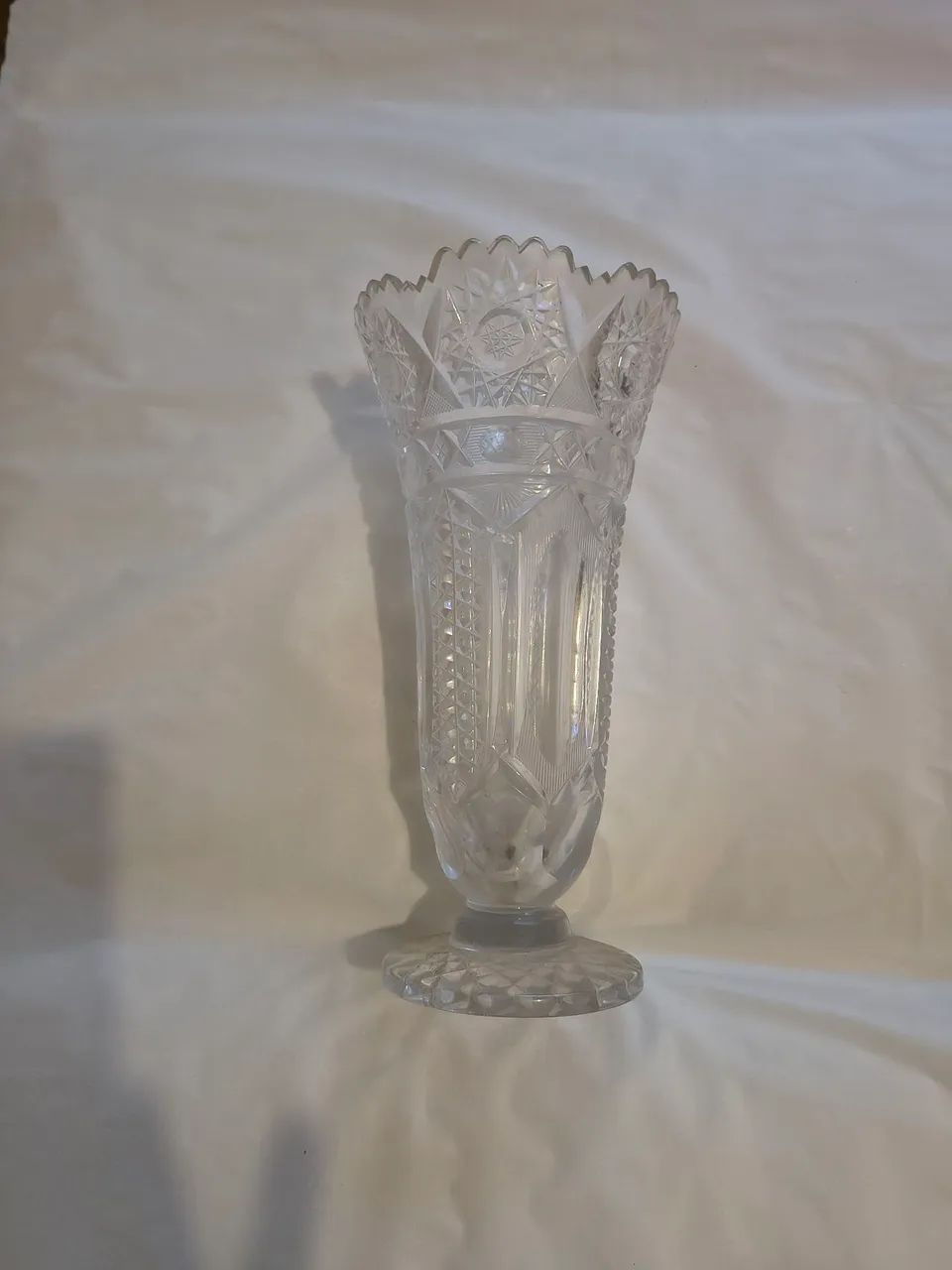 Par vasos de cristais antigos  - Foto 2