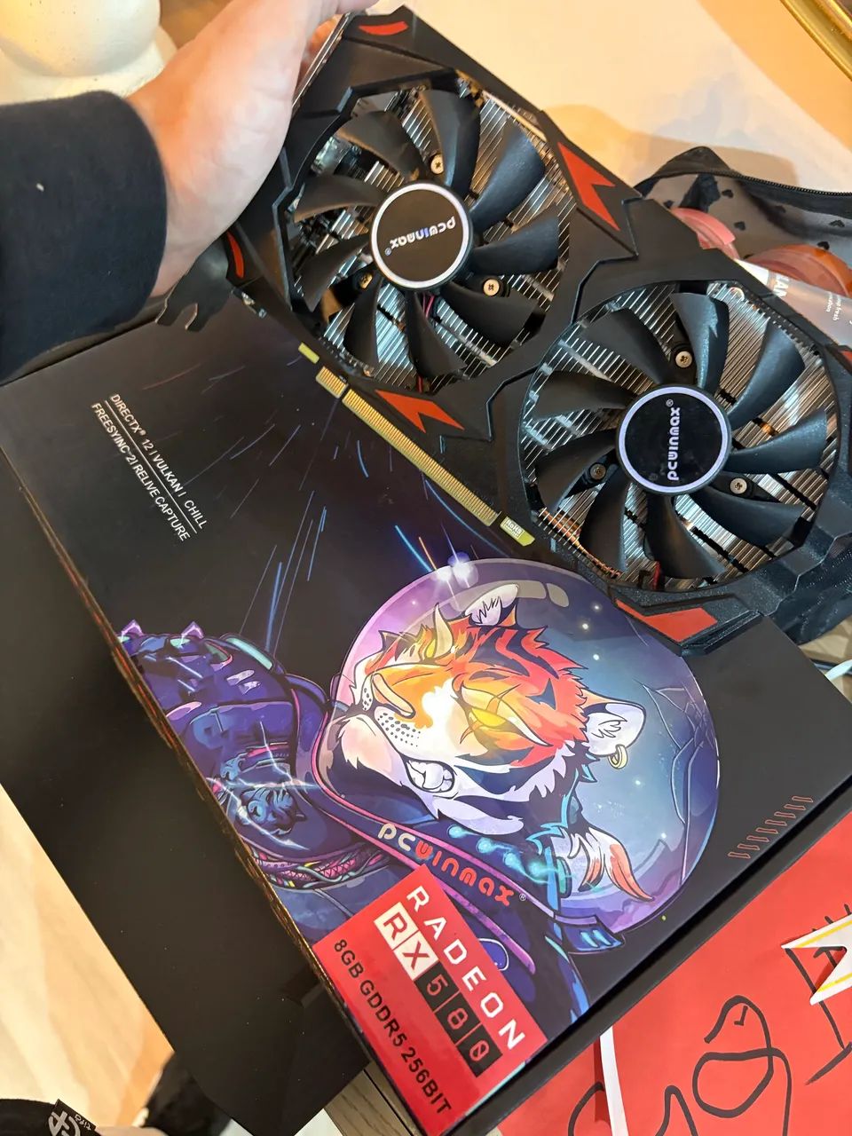 Placa de video Rx580 2048sp Pcwinmax Envio Olx - Foto 4
