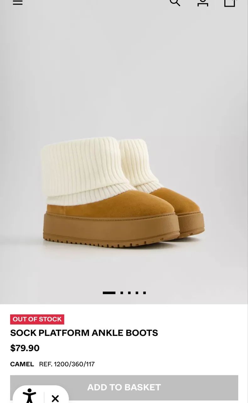 Ugg bota Bershka