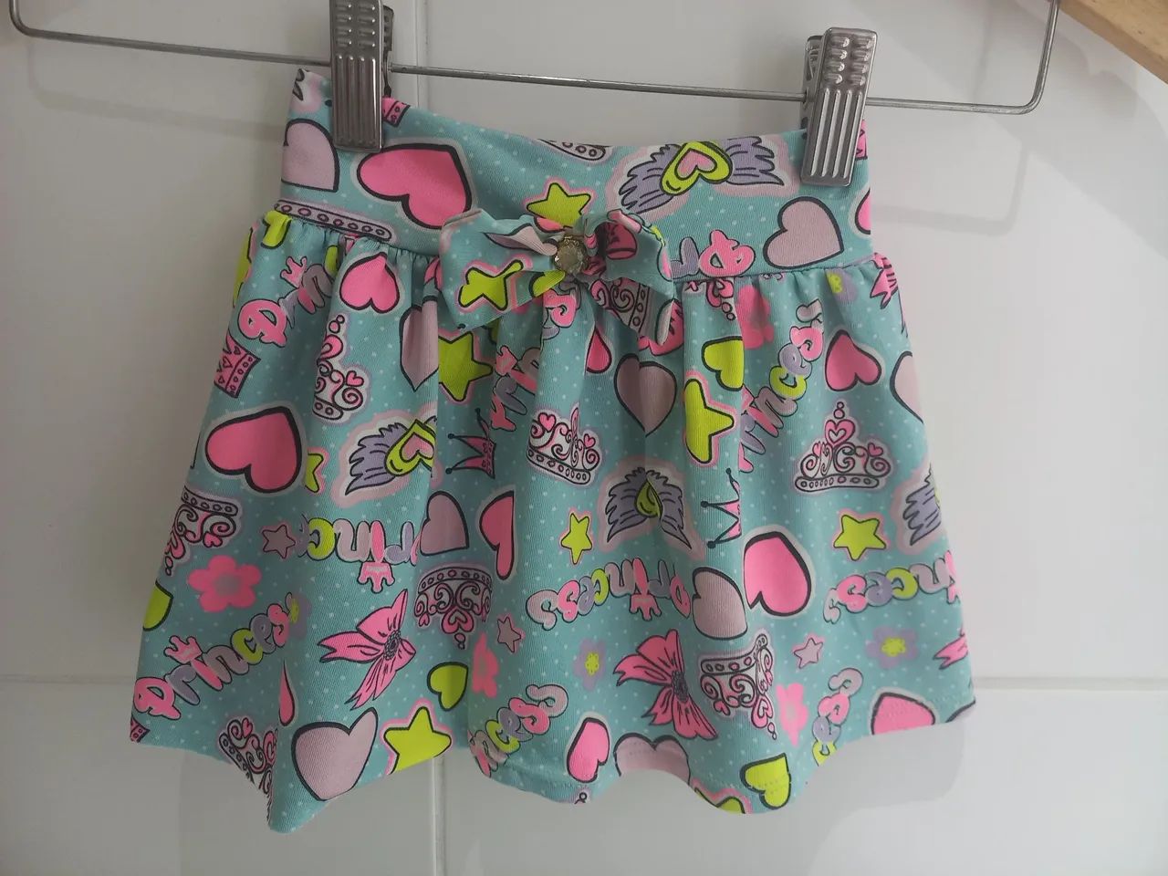 Saia estampada bebê 