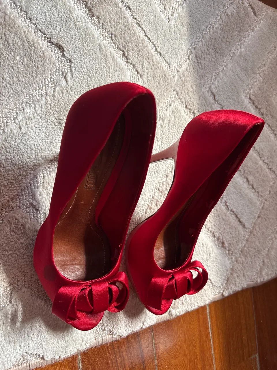 Sandália peep toe número 36