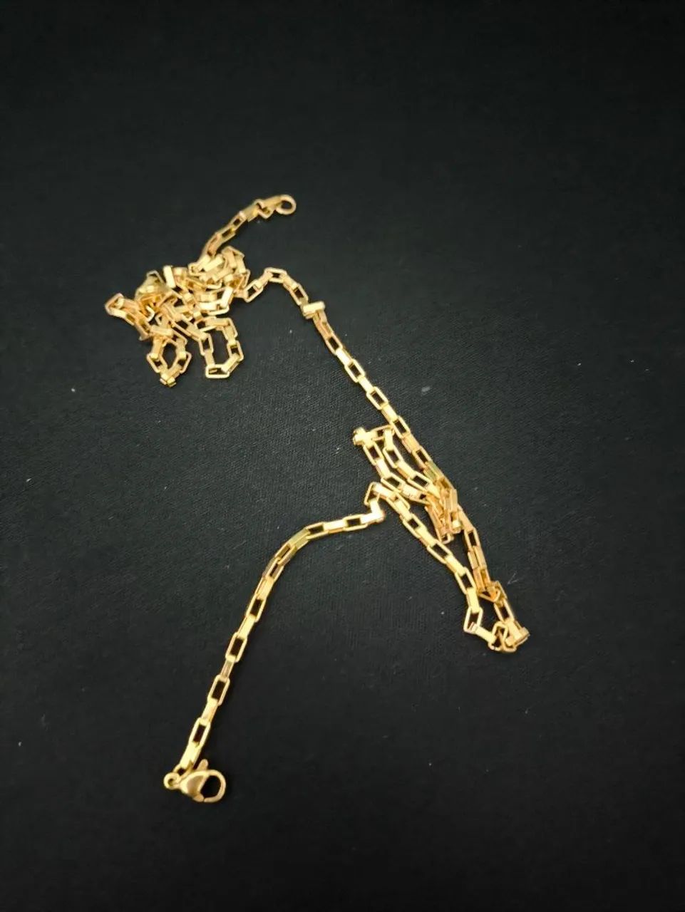 corrente Cartier folheada a ouro 18k 60 cm - Foto 2