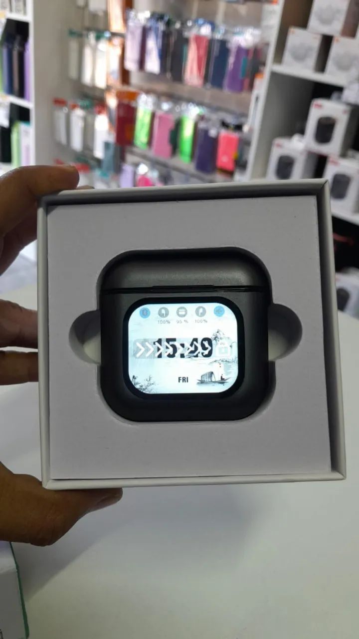 Fone Bluetooth Onistek ON-TWS34 com Tela e 8 GB - Foto 2