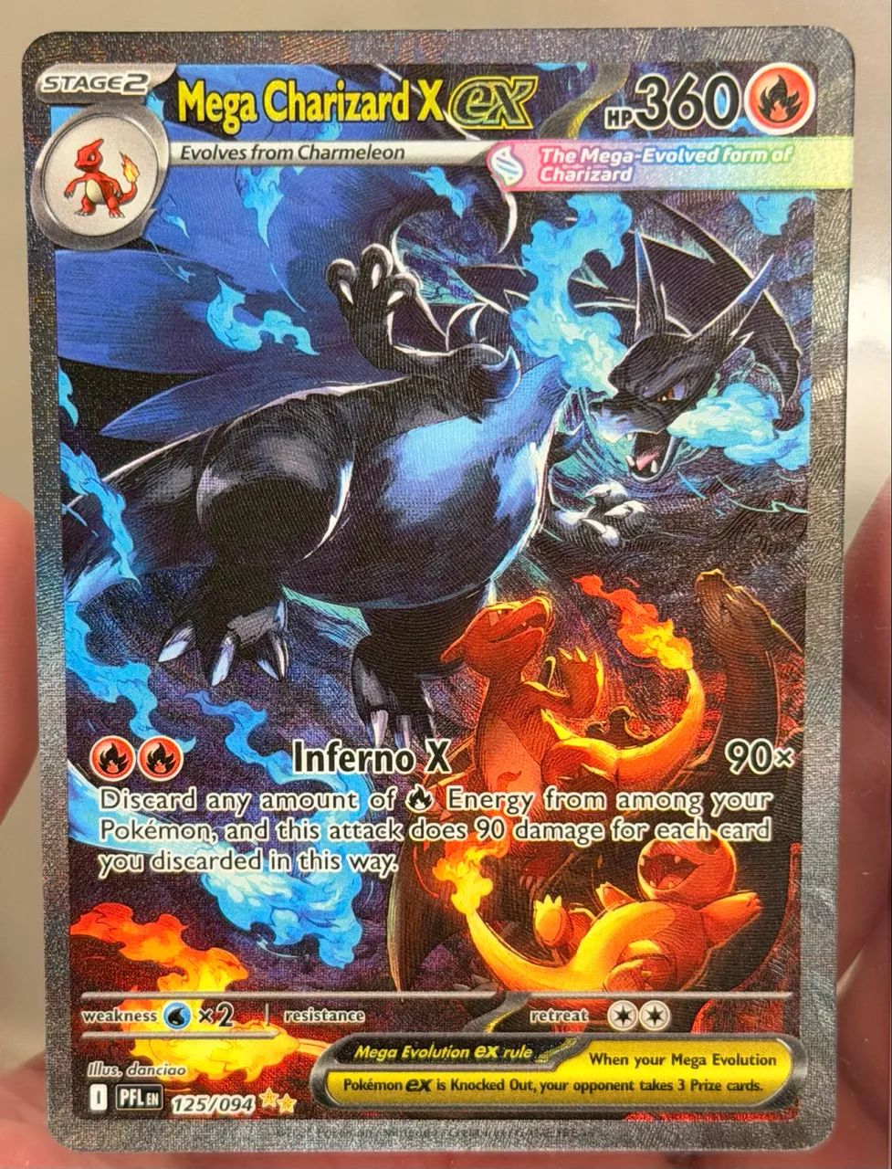 Mega Charizard X Ex - NM