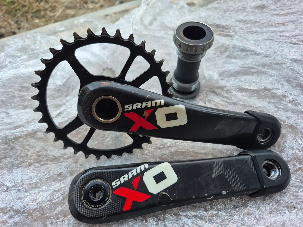 Pedivela sram x01 em carbono completo - Foto 3