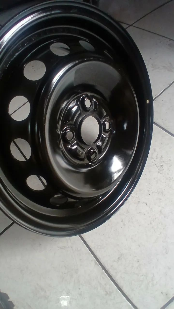 RODA DE FERRO ORIGINAL TOYOTA ETIOS FURAÇÃO 4.100 NOVA  - Foto 3