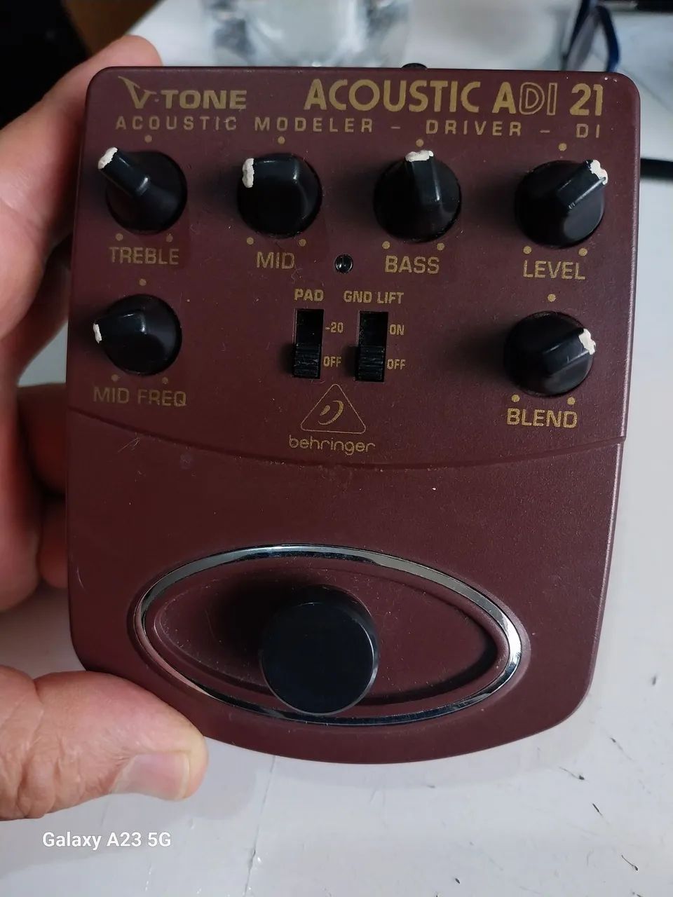 Pedal v tone acustic modelador de amp