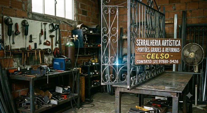 Serralheiro Profissional - Fabricação de Portões de Ferro e Grades - Foto 4