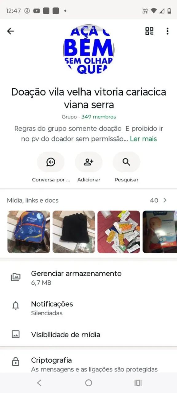 Doação chama