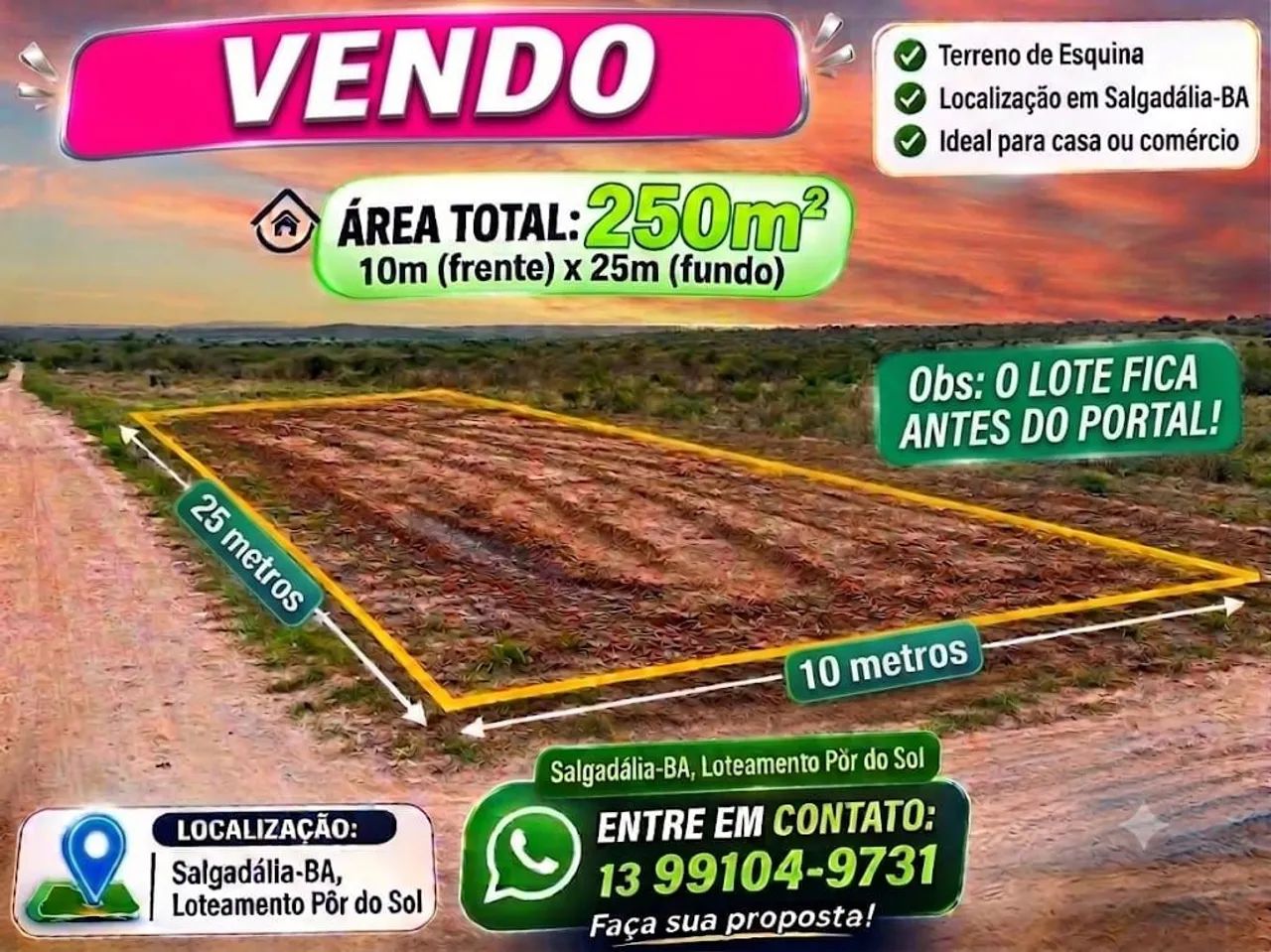 Vendo terreno