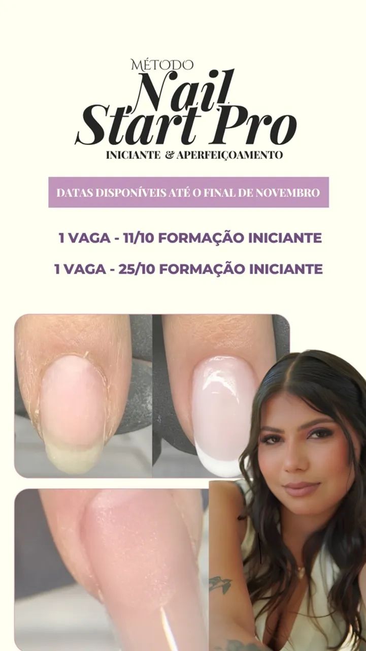 Curso de Alongamento de Unhas em Gel