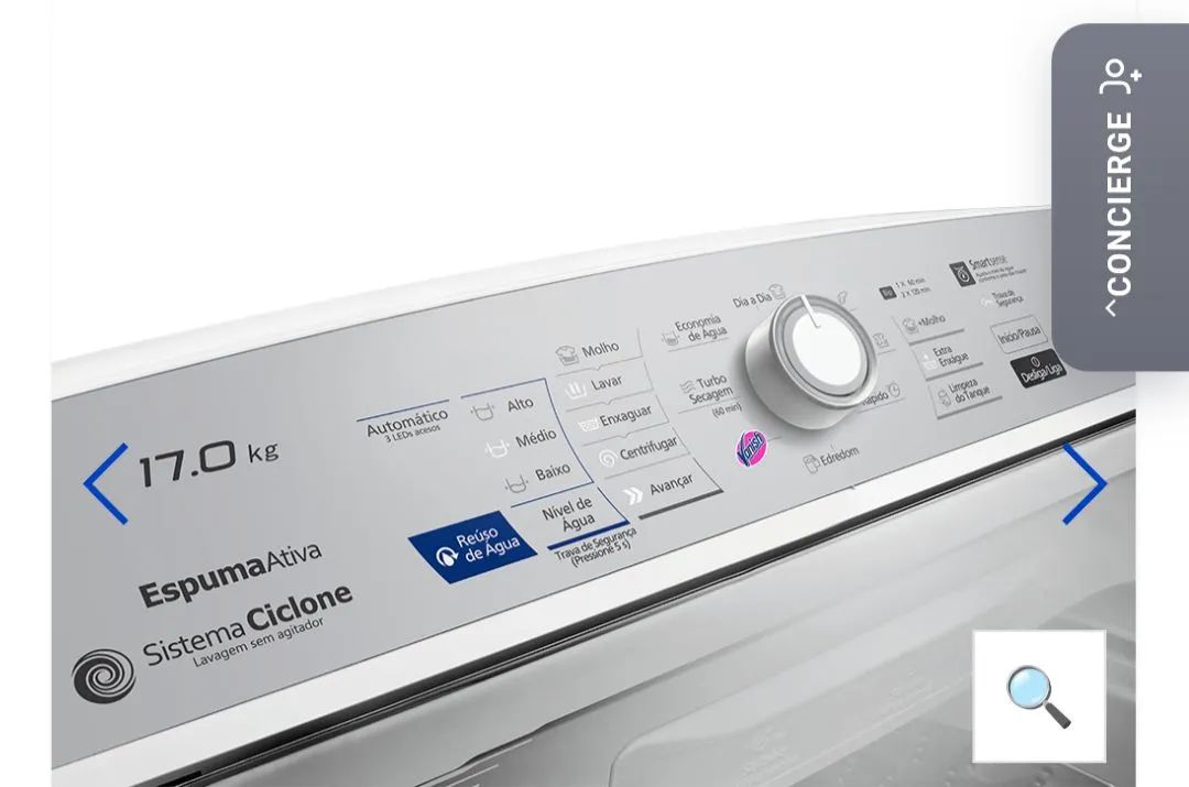 Lavadora de roupas Panasonic 17kg - Foto 2