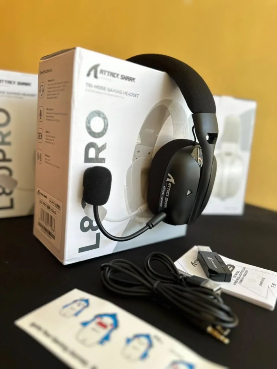 Headset L80Pro Attack shark - Foto 2