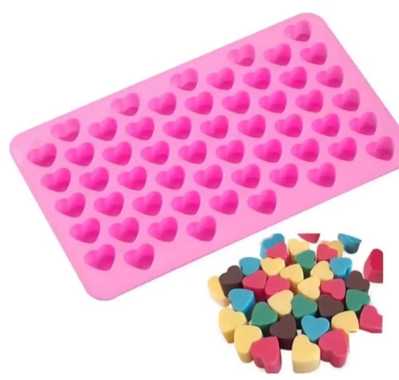 Kit Moldes de Silicone + Flores Secas para Velas Artesanais - Foto 3