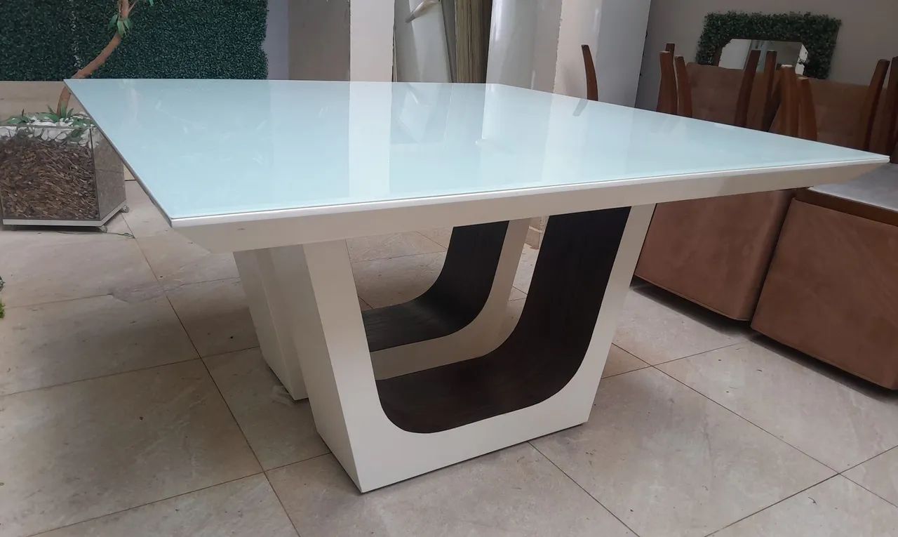 Mesa de jantar e 8 cadeiras maciças (Posso Entregar) - Foto 4
