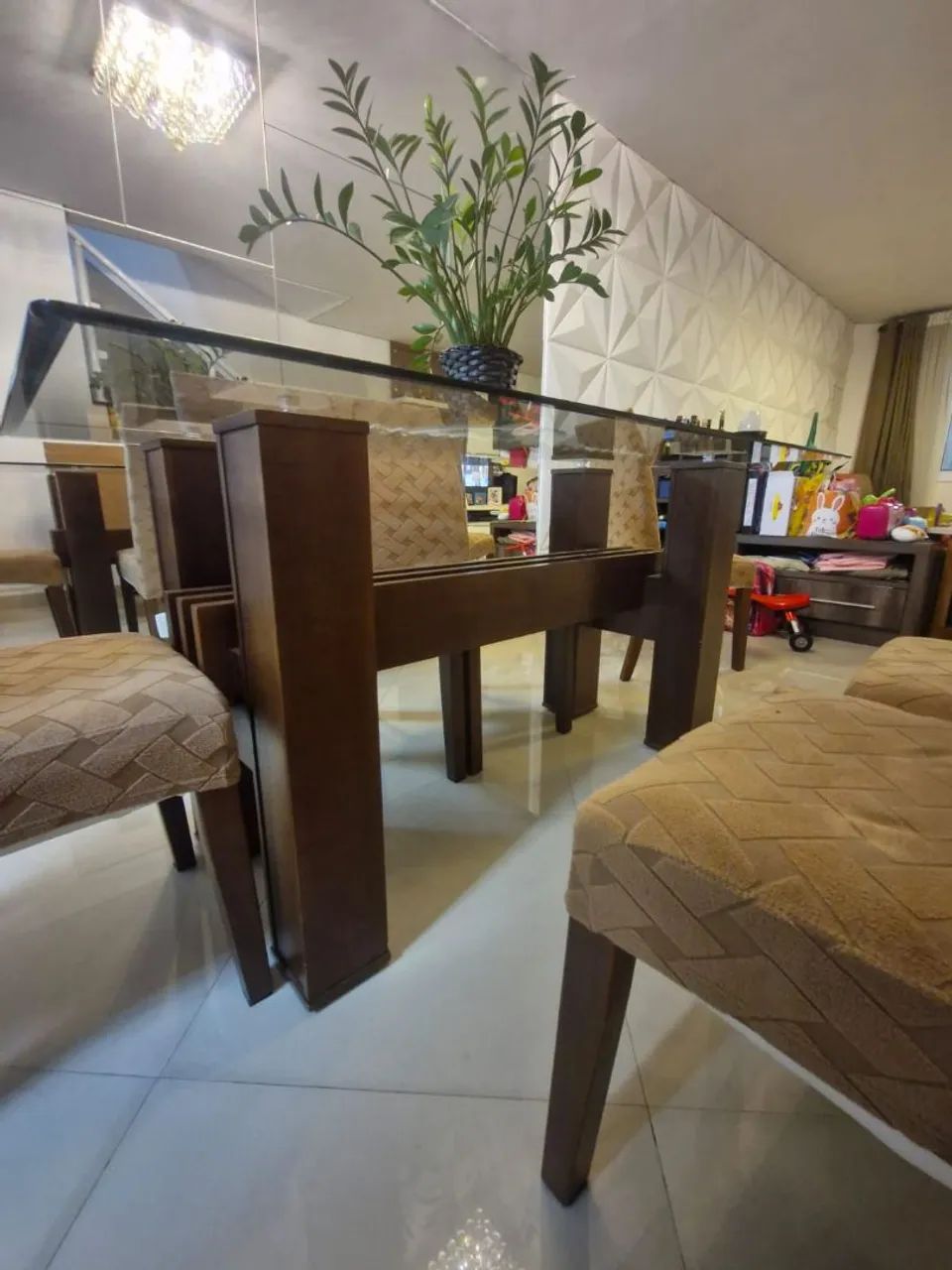 Mesa de jantar com 6 cadeiras - Foto 2