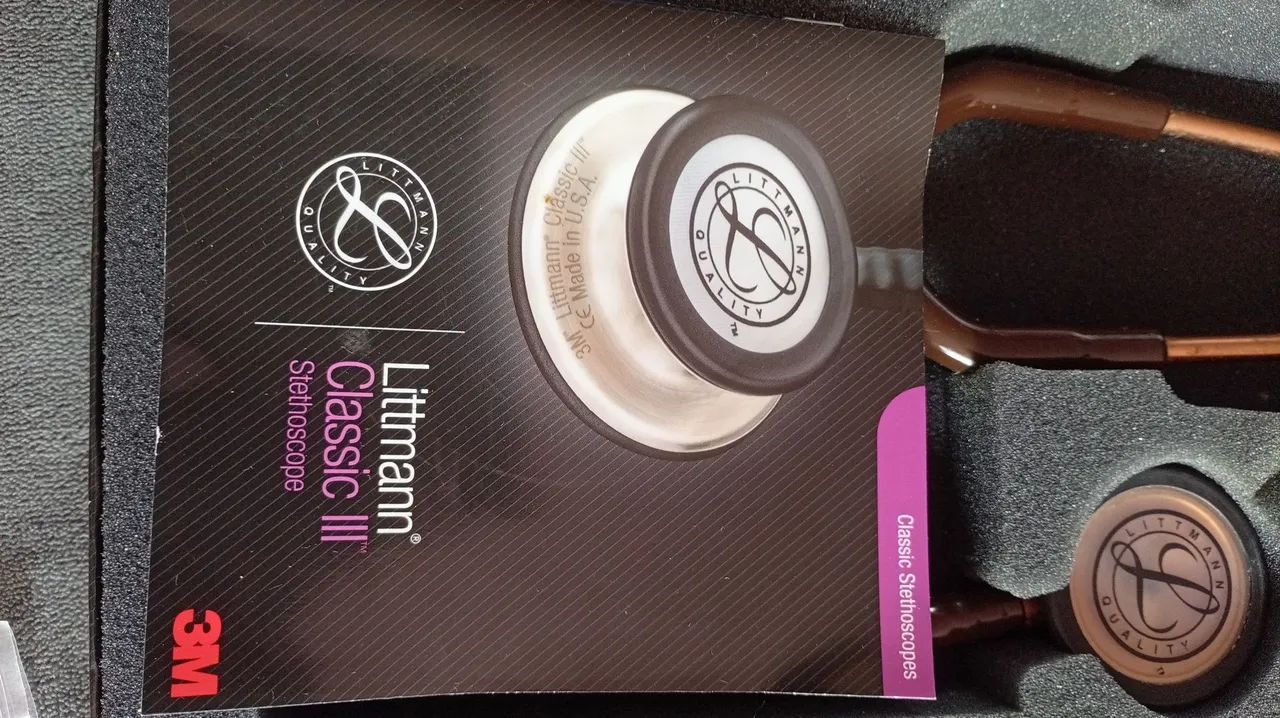 Eestetoscópio Classic 3 Chocolate Littmann - Foto 5