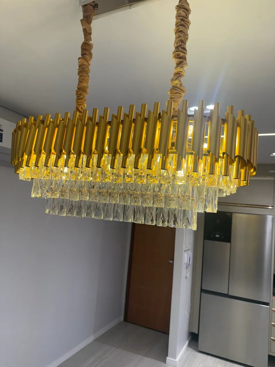 Lustre teto dourado  - Foto 2
