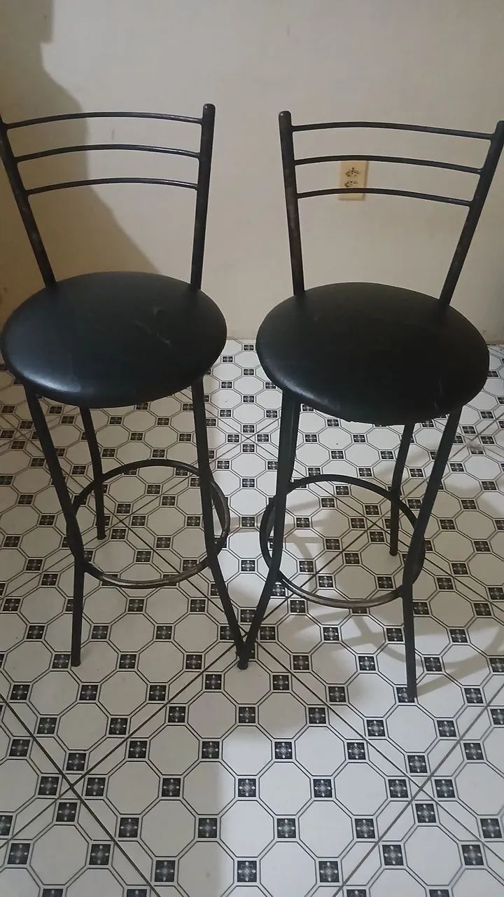 Cadeiras bistro balcão 