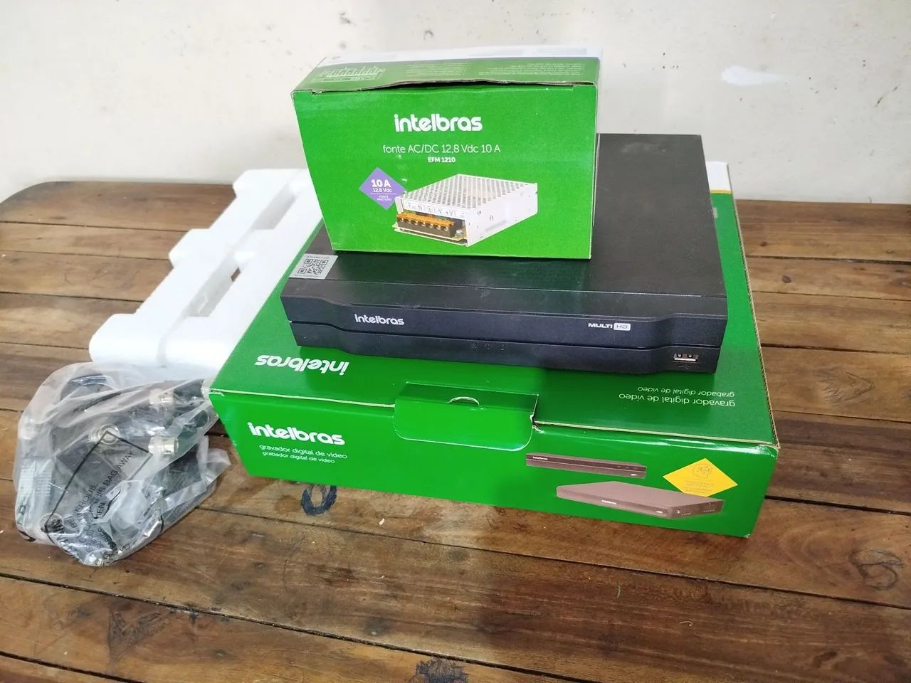 Kit CFTV (DVR Intelbras 16 Canais, HD, Fonte) - Foto 2