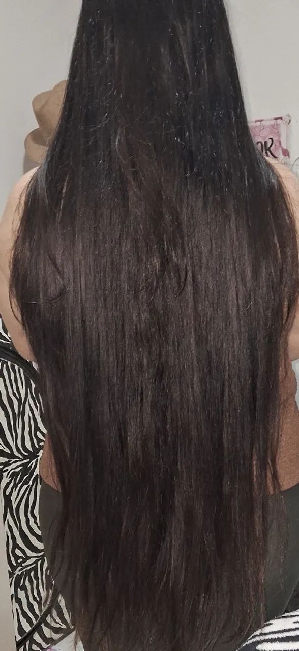 Cabelo humano natural 