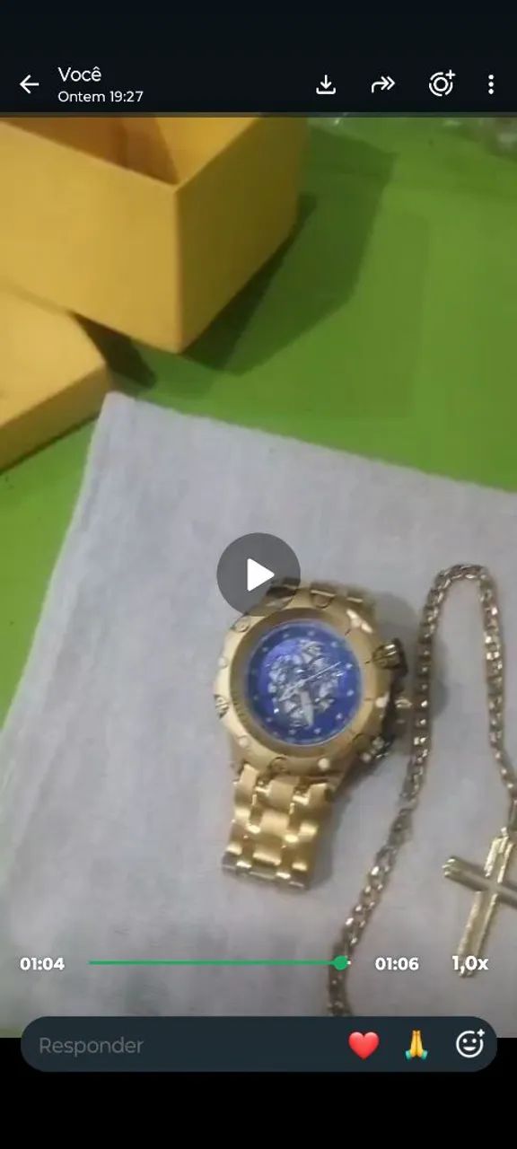 Vendo relógio e cordão  - Foto 3