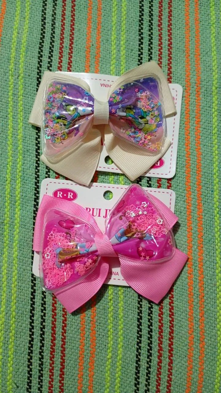 Laços e presilhas de cabelo 