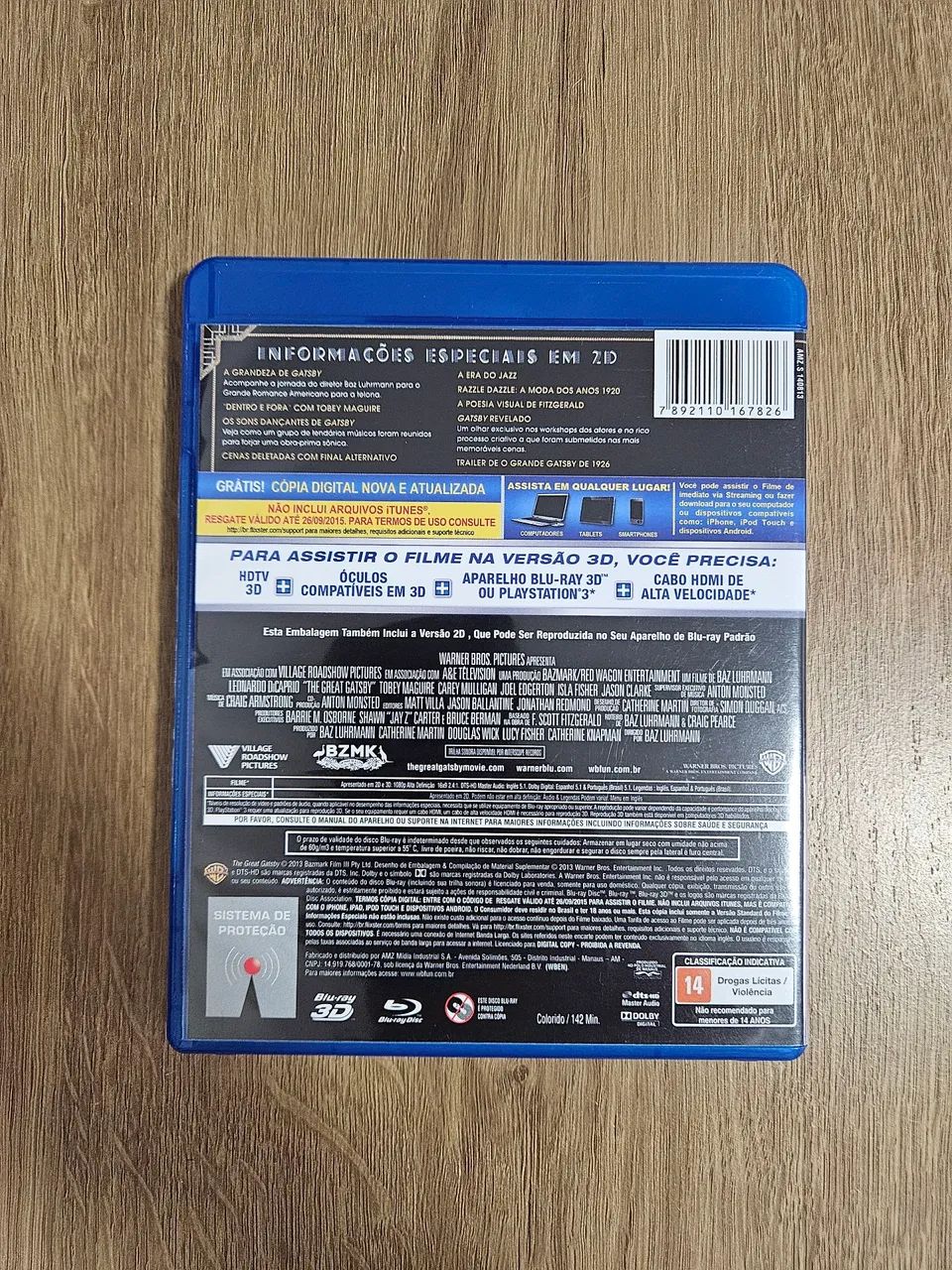 O Grande Gatsby - Bluray Original  - Foto 2