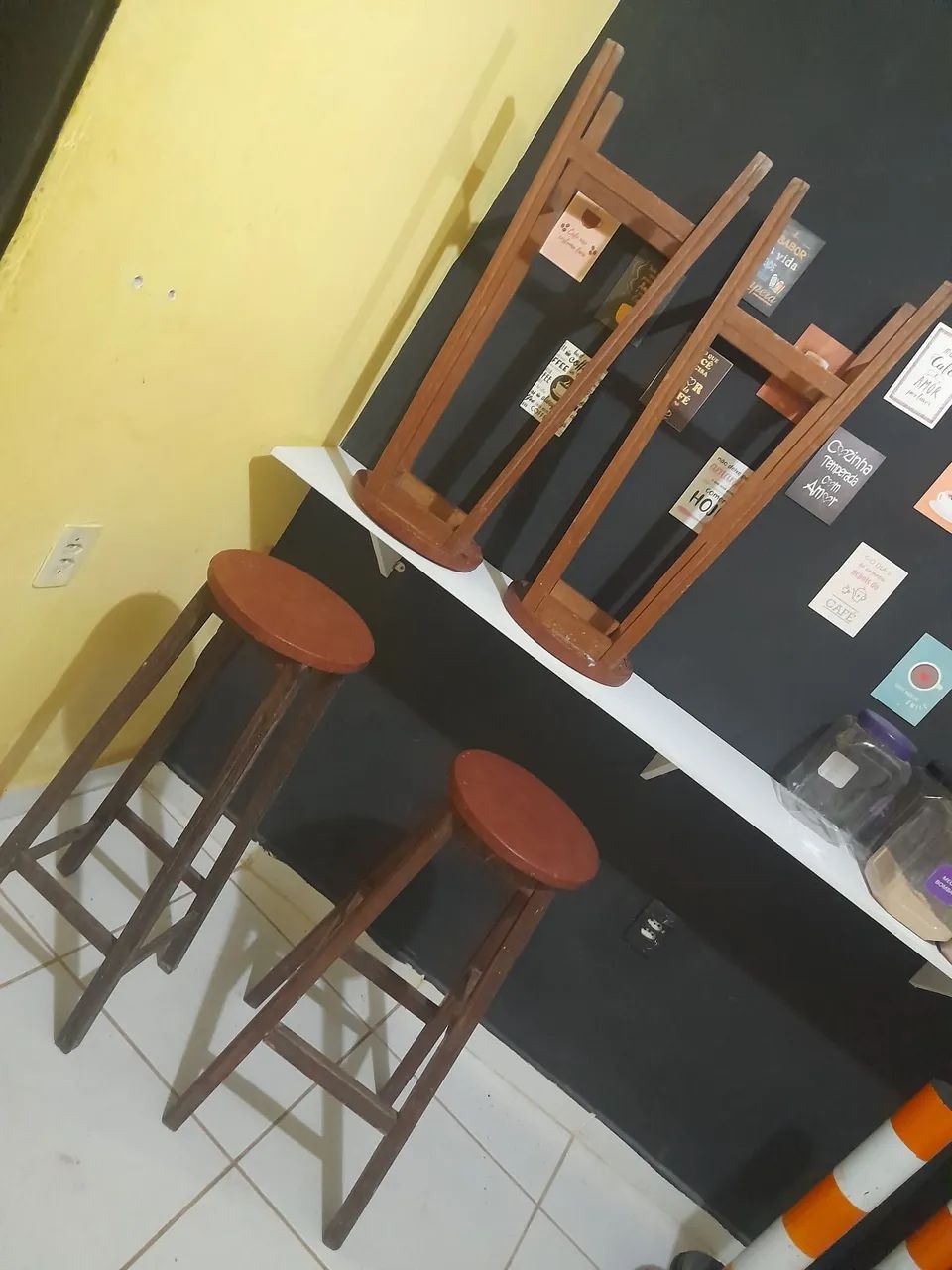 Bancos de lanchonete 