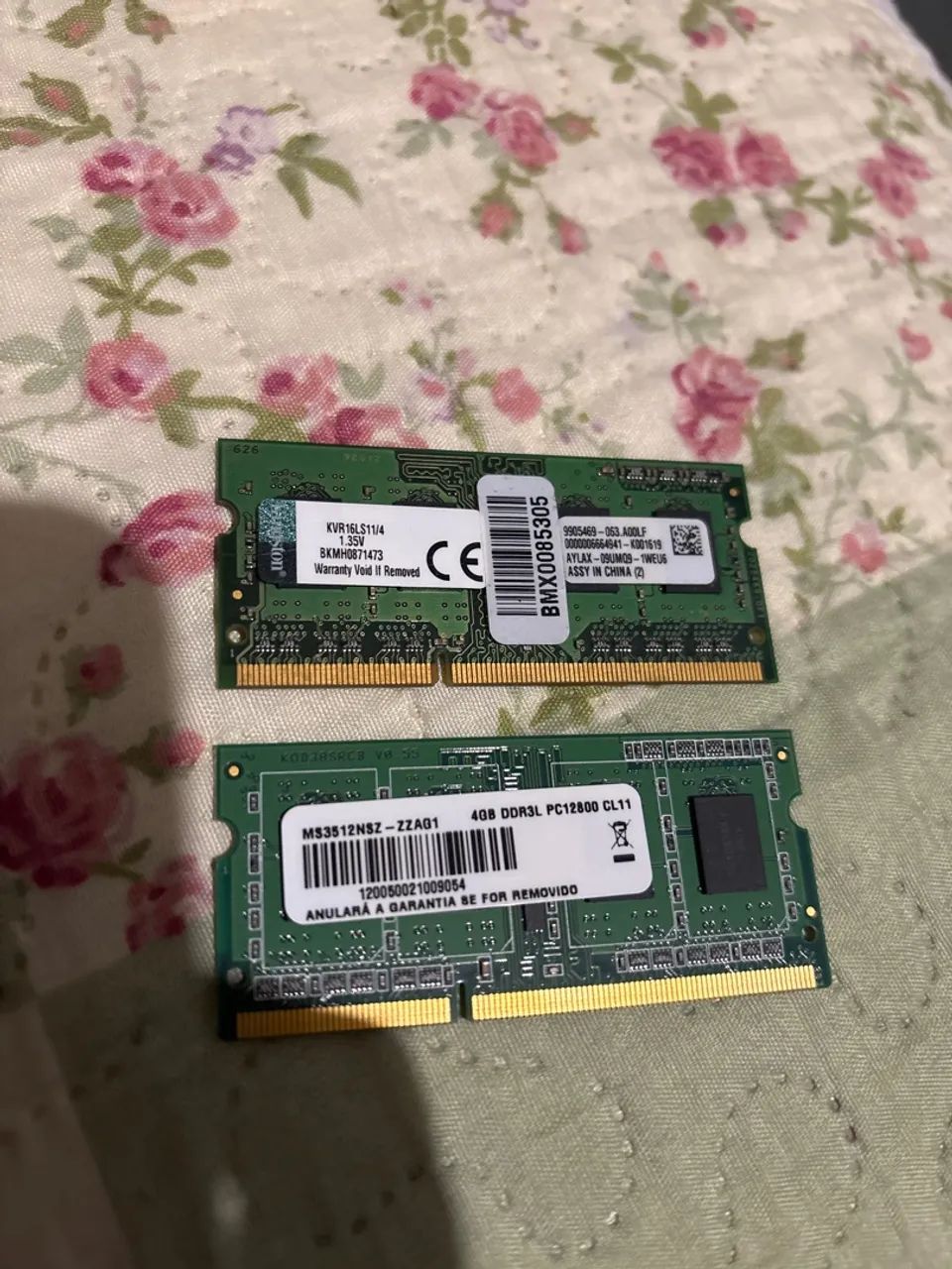 Memória ram ddr3 2x4GB 