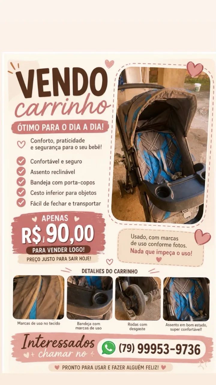 Carrinho pra bebê 