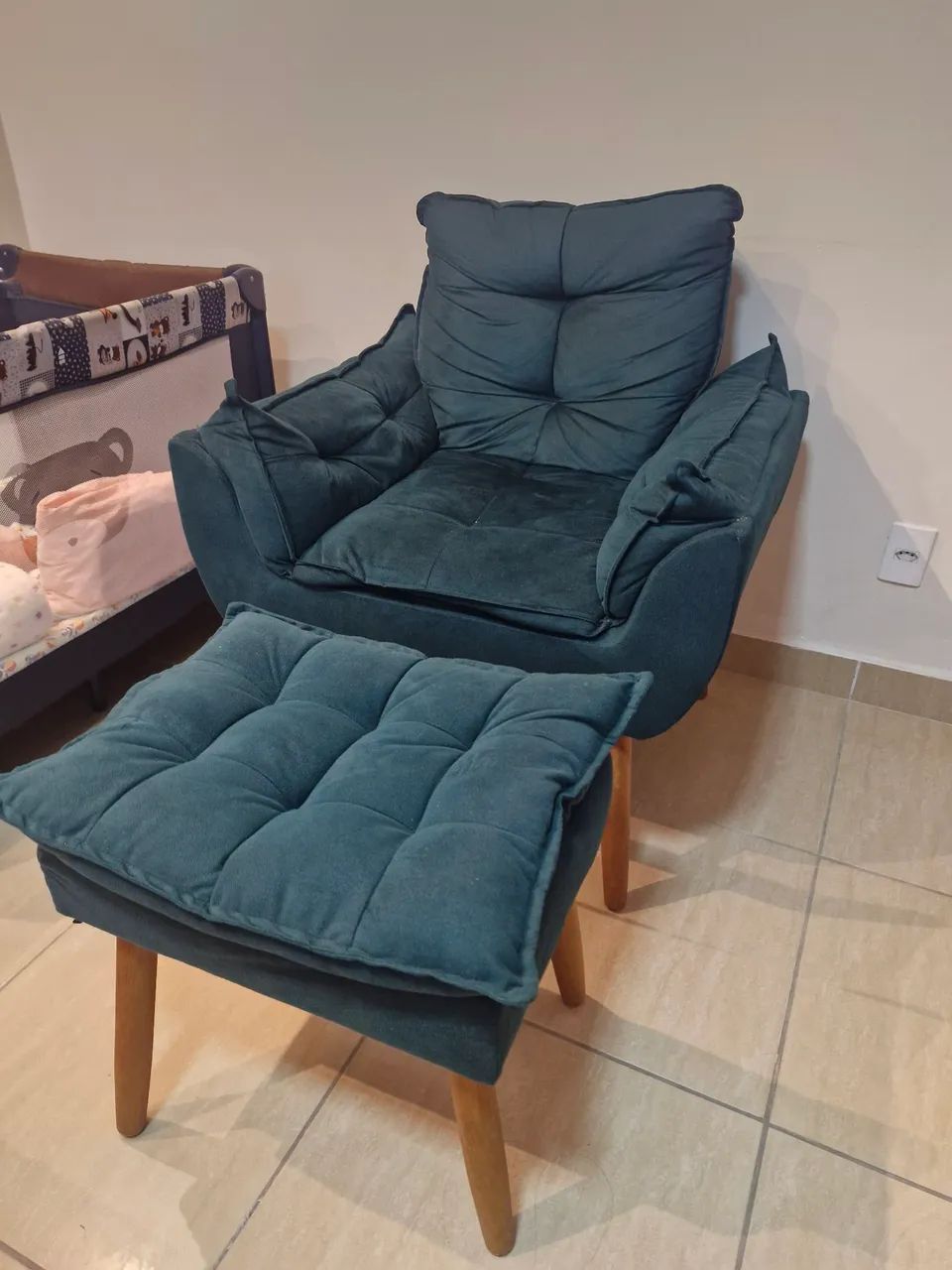 Poltrona e banqueta