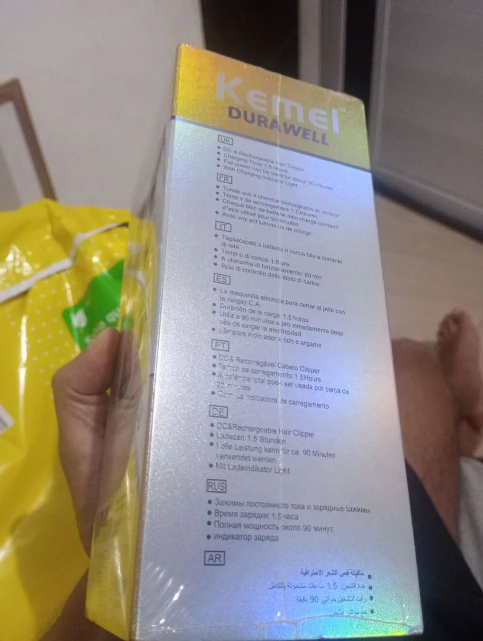 Máquina cabelo barbeador íntimo  - Foto 4